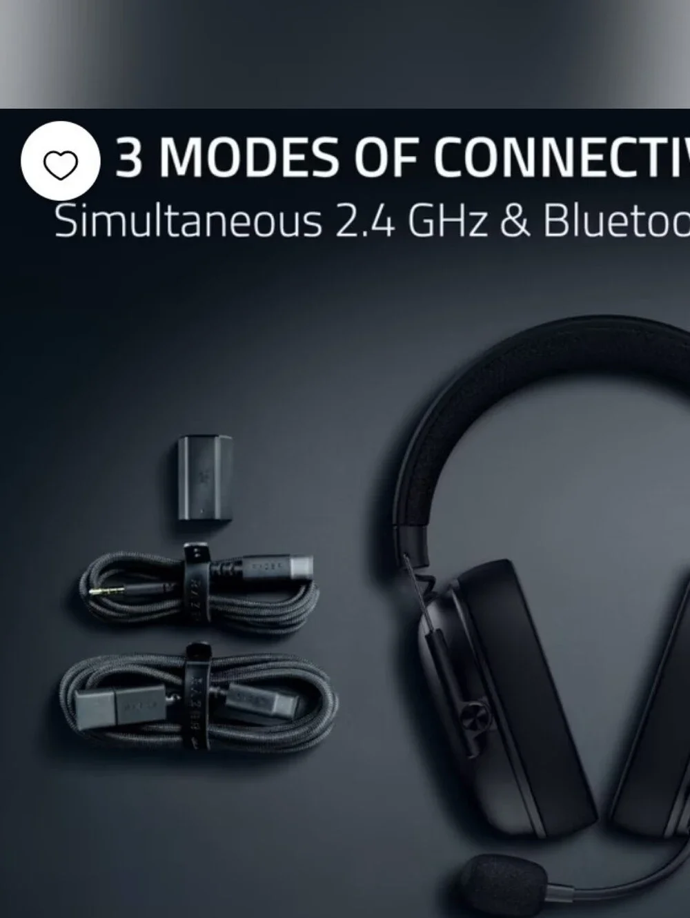 Razer SEALED! NIB! Blackshark V3 Esports Gaming Headset in Black. R2S!